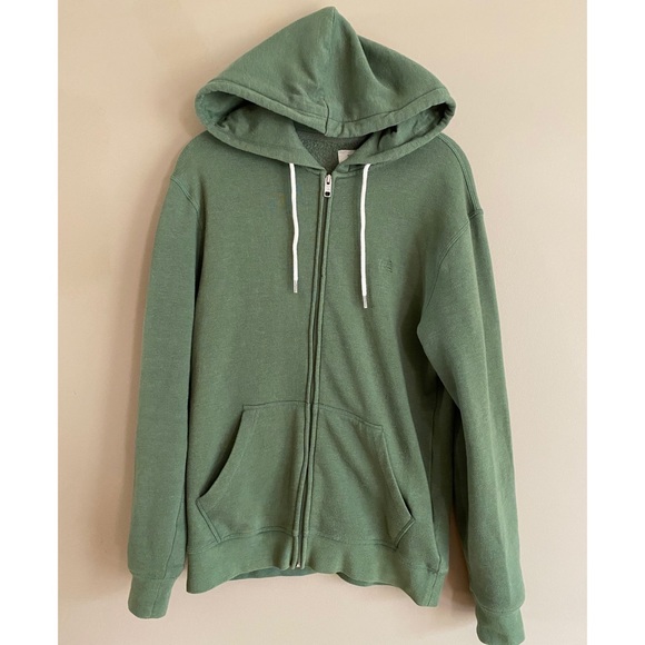 olive green pullover hoodie men's